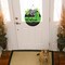 St Patrick Day Door Decor St Patrick Day Welcome Sign Shamrock Decoration Wreath with Buffalo Plaid Bow for St Patrick Day Door Decorations